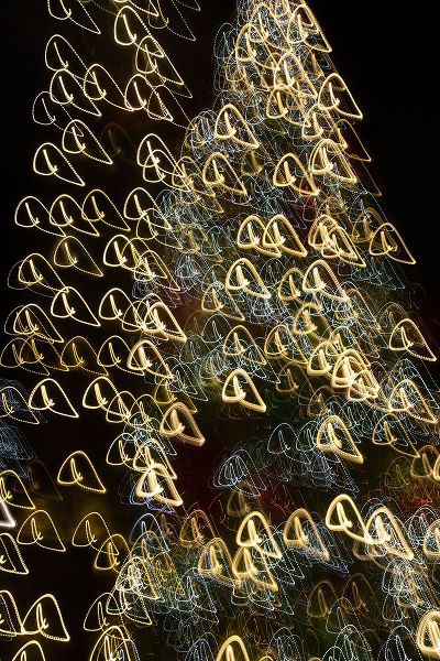 Jaynes Gallery 아티스트의 USA-Arizona-Buckeye-Abstract motion of Christmas tree at night작품입니다.